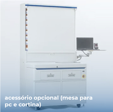 Acessório opcional (mesa para PC e cortina)